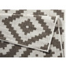 Kusový koberec Twin-Wendeteppiche 103133 braun creme