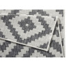 Kusový koberec Twin-Wendeteppiche 103132 grau creme – na ven i na doma