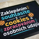 Rohožka Zaklepáním souhlasíte s cookies 40x60 cm