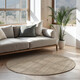 Kusový koberec Jaipur Grey/Brown kruh