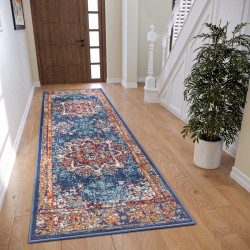 Kusový koberec Luxor 105637 Maderno Blue Multicolor