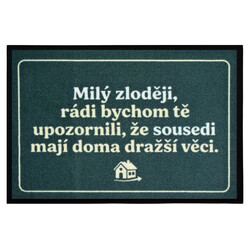 Rohožka Milý zloději 40x60 cm - na ven i na doma