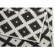 Kusový koberec Twin-Wendeteppiche 103124 schwarz creme