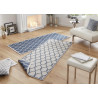 Kusový koberec Twin-Wendeteppiche 103123 blau creme