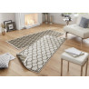 Kusový koberec Twin-Wendeteppiche 103122 braun creme – na ven i na doma