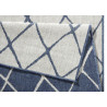 Kusový koberec Twin-Wendeteppiche 103119 blau creme – na ven i na doma