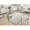 Kusový koberec Twin-Wendeteppiche 103118 grau creme – na ven i na doma