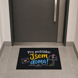 Rohožka Pro pošťáka jsem doma 40x60 cm - na ven i na doma