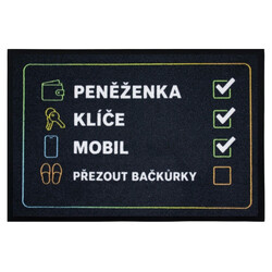 Rohožka Checklist 40x60 cm - na ven i na doma