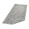 Kusový koberec Twin-Wendeteppiche 103116 grau creme – na ven i na doma