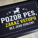 Rohožka se psím svolením 40x60 cm