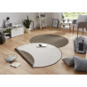 Kusový koberec Twin-Wendeteppiche 103099 braun creme kruh – na ven i na doma