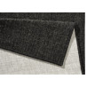 Kusový koberec Twin-Wendeteppiche 103096 schwarz creme