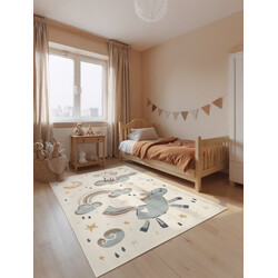 Dětský koberec Adventures 106413 Cream Multicolor