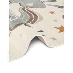 Dětský koberec Adventures 106413 Cream Multicolor kruh
