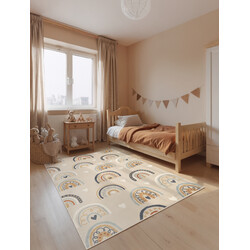 Dětský koberec Adventures 106416 Beige Multicolor