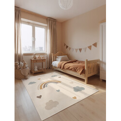 Dětský koberec Adventures 106418 Cream Multicolor