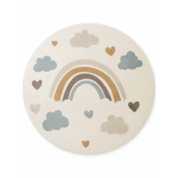 Dětský koberec Adventures 106418 Cream Multicolor kruh