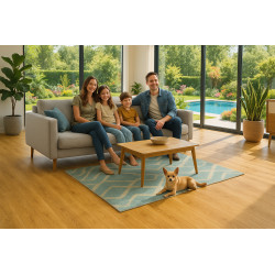 AKCE: 180x400 cm PVC podlaha - lino Logitex Ultimate 55 Tavel T33