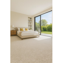 AKCE: 70x220 cm Kusový koberec Capri Lux cream - neúčtujeme odřezky z role - obšitý ze všech stran