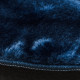 Kusový koberec Visco Rabbit Dark blue 10 kruh