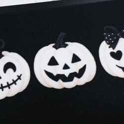 Rohožka Tři halloweenské dýně 40x60 cm