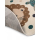 Dětský koberec Adventures 105968 Cream Brown Blue