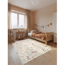 Dětský koberec Adventures 106422 Cream Multicolor