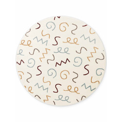 Dětský koberec Adventures 106422 Cream Multicolor kruh