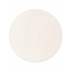 Kusový koberec Vikosa Arcura 106269 Cream White kruh