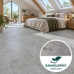 Vinylová podlaha samolepící Canadian Design Beton šedý Peel & Stick 