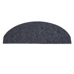Nášlapy na schody Basic step grey půlkruh
