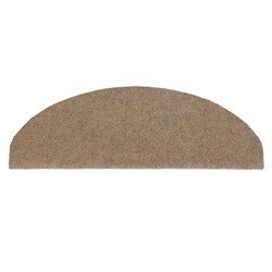 Nášlapy na schody Basic step beige půlkruh