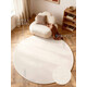Kusový koberec Puristic Knots 106318 Natural White kruh z kolekce Elle