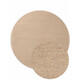Kusový koberec Puristic Knots 106320 Beige kruh z kolekce Elle
