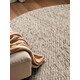 Kusový koberec Lyon Beans 106316 Natural Cream Brown kruh z kolekce Elle
