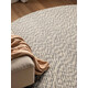 Kusový koberec Lyon Beans 106317 Natural Cream Grey kruh z kolekce Elle