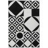 Kusový koberec Black and White 394 Black
