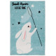 Dětský kusový koberec Lollipop 181 Bunny