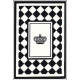Kusový koberec Princess Royal Black & White RoyalLine-11B