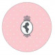 Kusový koberec Princess Royal Kids Wuschel-01 Lovely Rose kruh