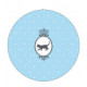 Kusový koberec Princess Royal Kids Miezi-02 Cute Blue kruh