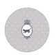 Kusový koberec Princess Royal Kids Miezi-03 Grey Harmony kruh