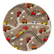 Dětský kusový koberec Momo K11562-05 Coffee kruh
