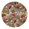 Dětský kusový koberec Momo K11562-05 Coffee kruh
