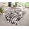 Kusový koberec Twin-Wendeteppiche 103124 schwarz creme – na ven i na doma