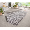 Kusový koberec Twin-Wendeteppiche 103132 grau creme