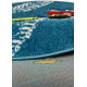 Dětský kusový koberec Momo K11560-07 Blue kruh