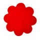 Květinový koberec Eton červený