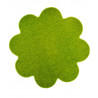 Kusový koberec Eton zelený květina